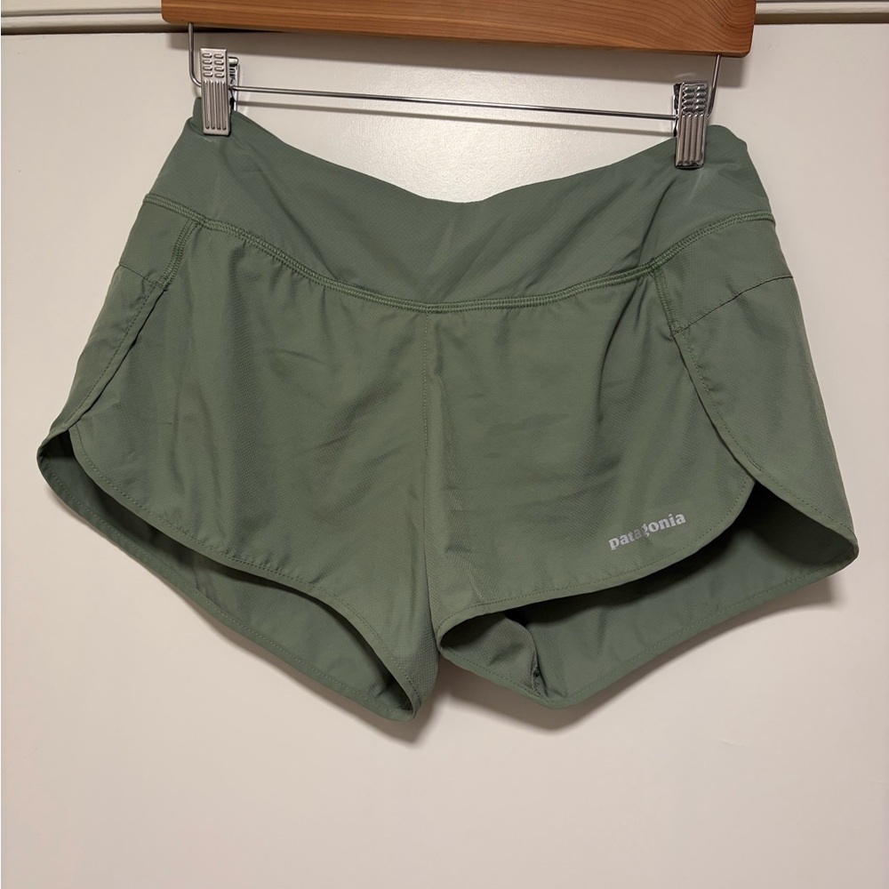 Patagonia Women's Olive Athletic Shorts
